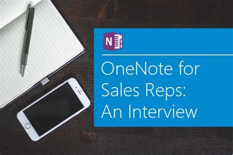 onenote for sales reps
